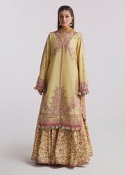 Hussain Rehar Embroidered Luxury Lawn Unstitched 3Pc Suit D-02 LIMONE