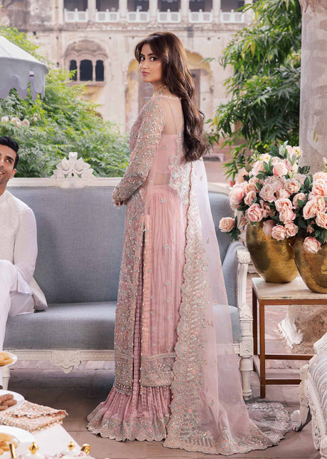 Maahi by Kanwal Malik Embroidered Organza Unstitched 3Pc Suit - LINA