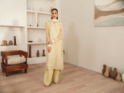 Mysha by Sifa Embroidered Chiffon Unstitched 3Pc Suit - LINA