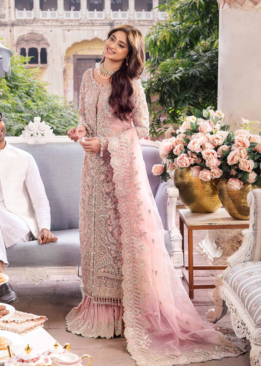 Maahi by Kanwal Malik Embroidered Organza Unstitched 3Pc Suit - LINA