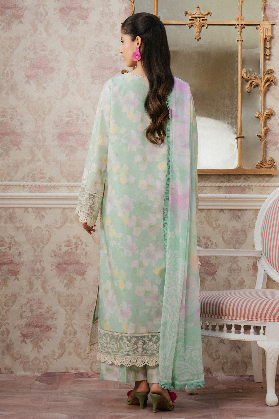 Ayzel Armelia Unstitched Printed Lawn 3Pc Suit AL-25-V1-03 Liora