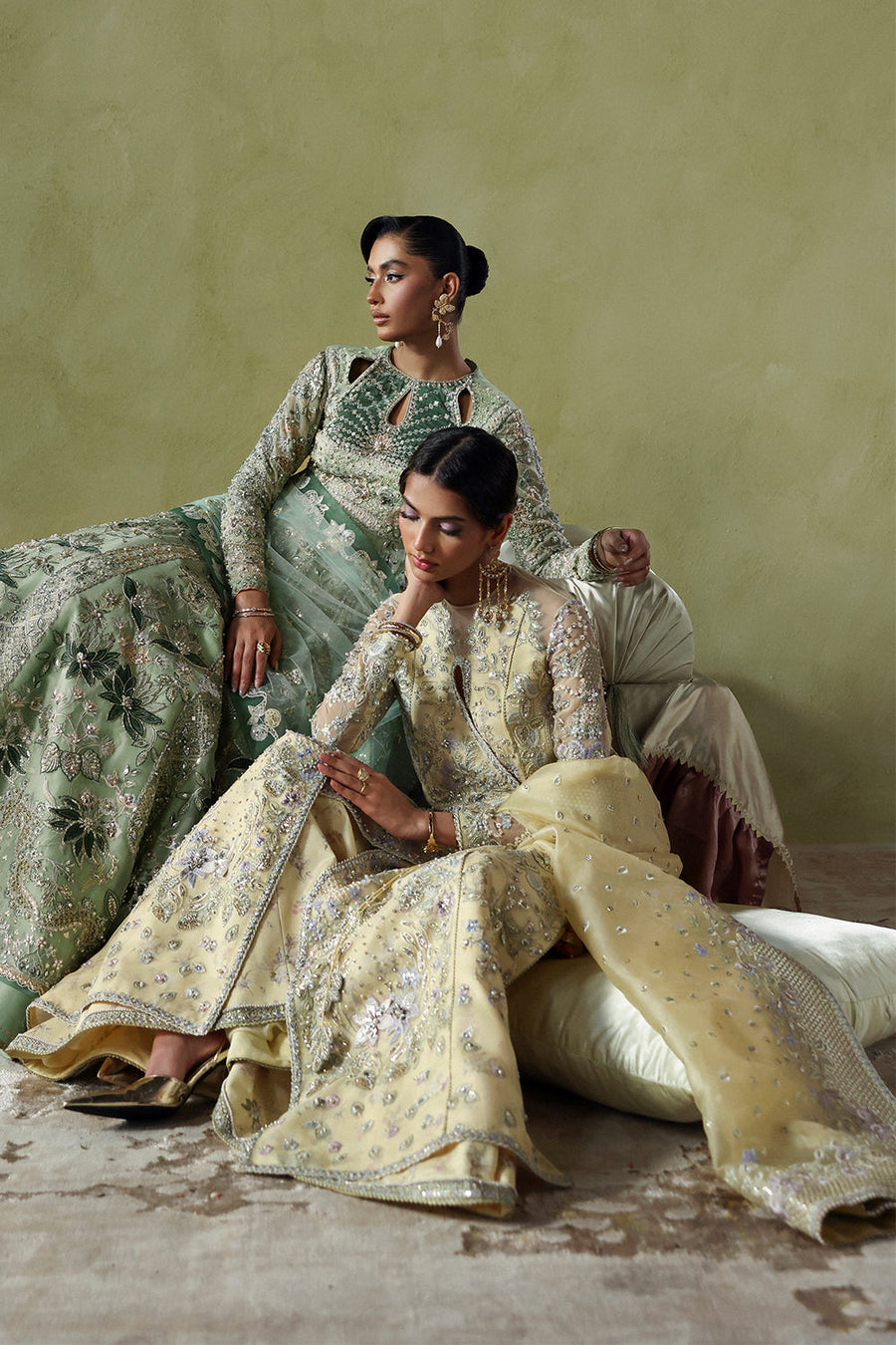 Soraya Lumene Embroidered Organza Unstitched 3Pc Suit - Liora