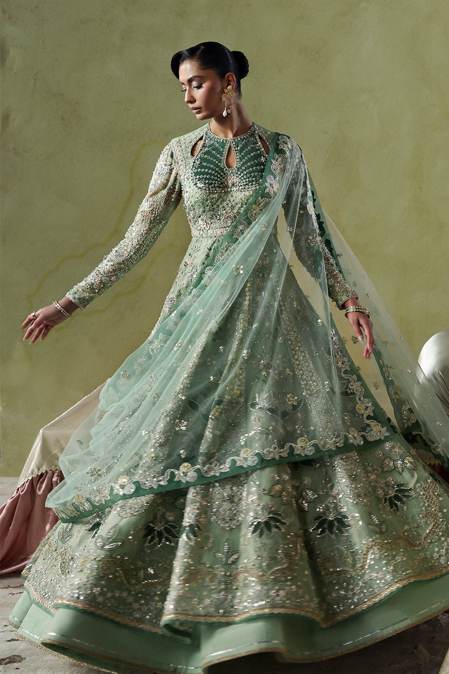 Soraya Lumene Embroidered Organza Unstitched 3Pc Suit - Lirien