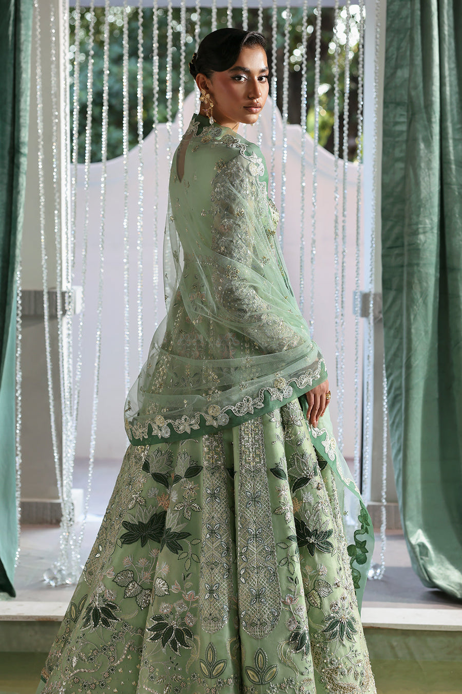 Soraya Lumene Embroidered Organza Unstitched 3Pc Suit - Lirien
