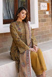 Afrozeh Damask The Holiday Unstitched Lawn 3Pc Suit AL-25-V2-07B LORIEN