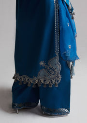 Hussain Rehar Embroidered Luxury Lawn Unstitched 3Pc Suit D-05 LUCE