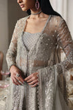 Emral Elyshia Embroidered Organza Unstitched 3Pc Suit D-05 Luna