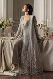 Emral Elyshia Embroidered Organza Unstitched 3Pc Suit D-05 Luna