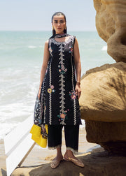 Sadaf Fawad Khan Siraa Vol-02 Unstitched Lawn 3Pc Suit - Luna