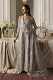 Emral Elyshia Embroidered Organza Unstitched 3Pc Suit D-05 Luna