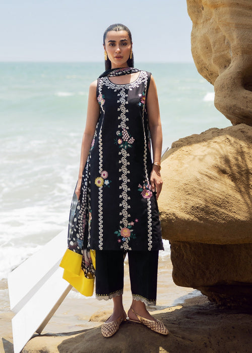 Sadaf Fawad Khan Siraa Vol-02 Unstitched Lawn 3Pc Suit - Luna