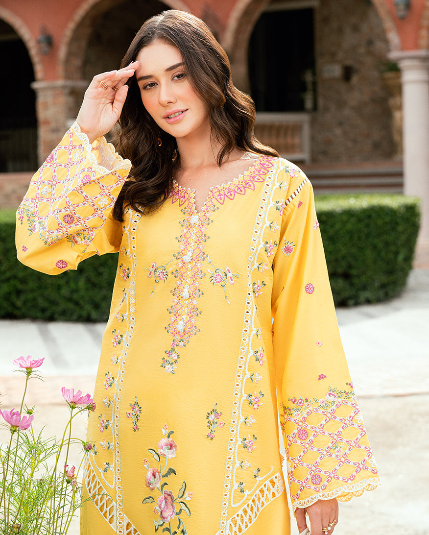 Roheenaz Reverie Embroidered Lawn Unstitched 3Pc Suit RNZ2503B Lunara