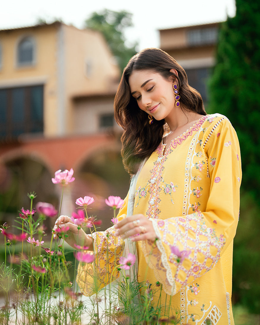 Roheenaz Reverie Embroidered Lawn Unstitched 3Pc Suit RNZ2503B Lunara