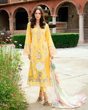Roheenaz Reverie Embroidered Lawn Unstitched 3Pc Suit RNZ2503B Lunara