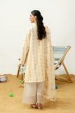 Zarposh Sundaze Embroidered Luxury Lawn Unstitched 3Pc Suit - LUNELLE