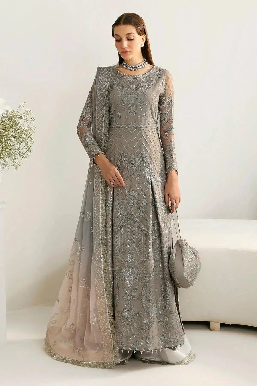 RTW-2179 Embroidered Chiffon