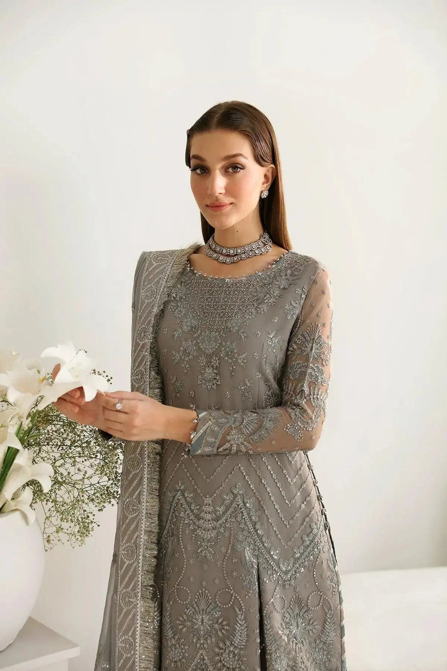 RTW-2179 Embroidered Chiffon