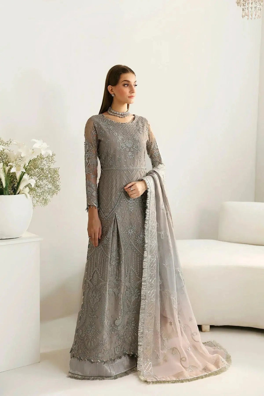 RTW-2179 Embroidered Chiffon