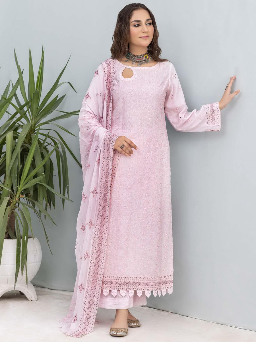 Gulfaam by Manizay Embroidered Karandi Unstitched 3Pc Suit M-02