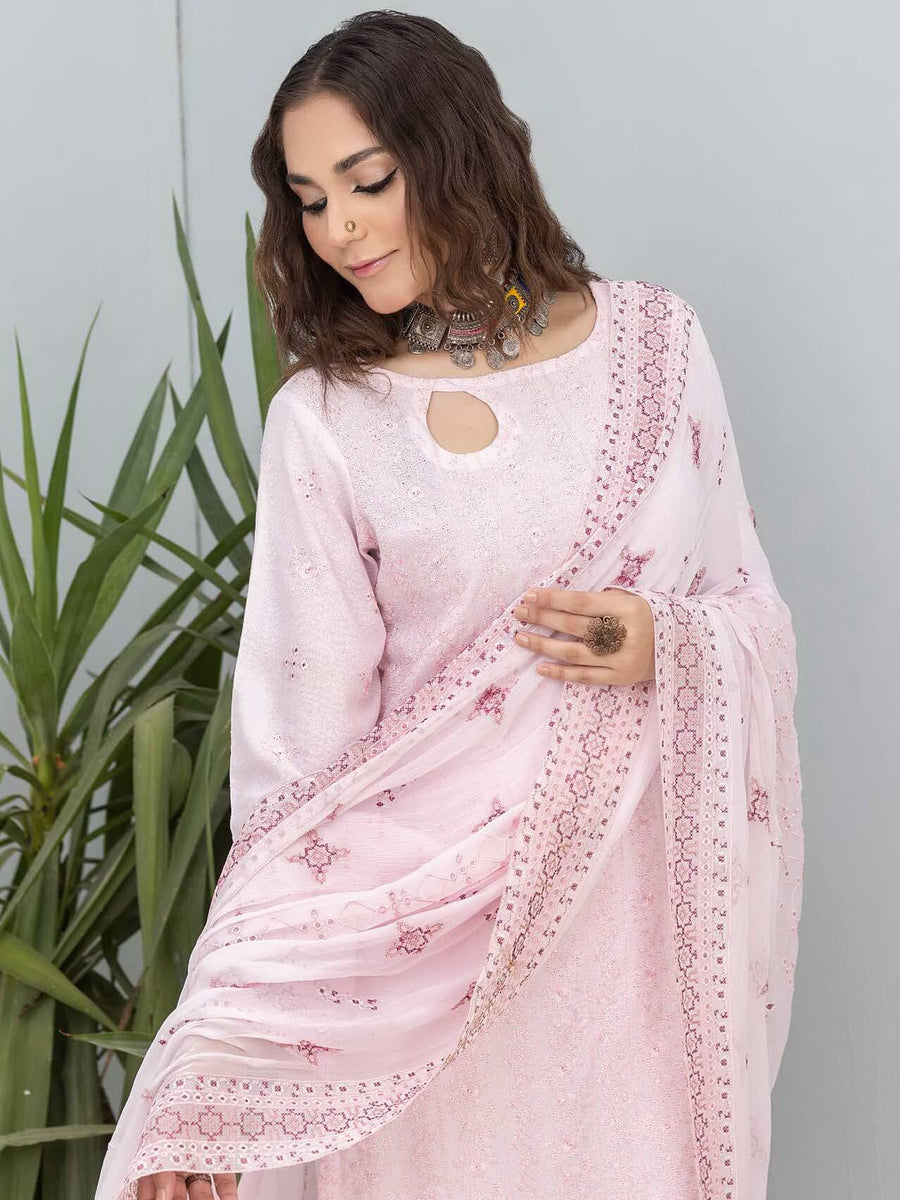 Gulfaam by Manizay Embroidered Karandi Unstitched 3Pc Suit M-02