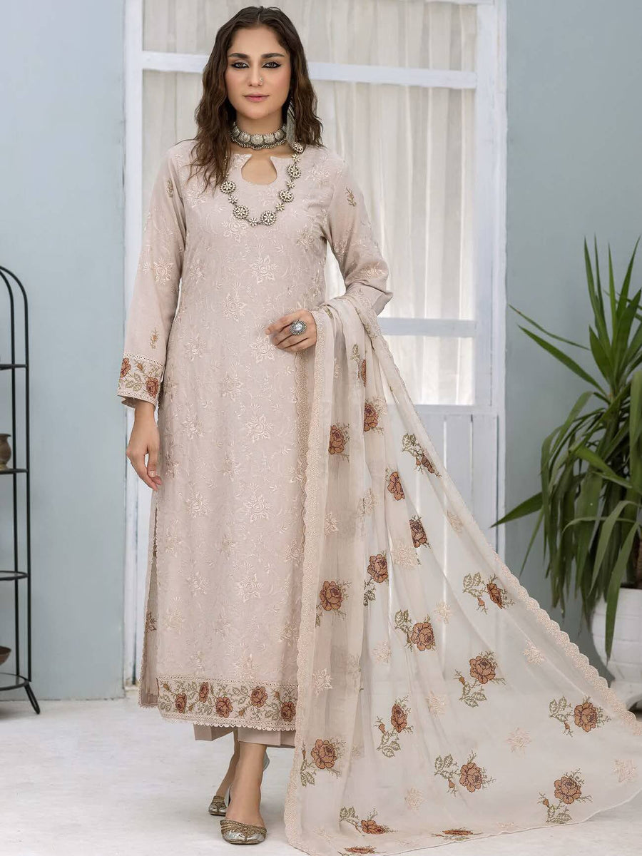 Gulfaam by Manizay Embroidered Karandi Unstitched 3Pc Suit M-04