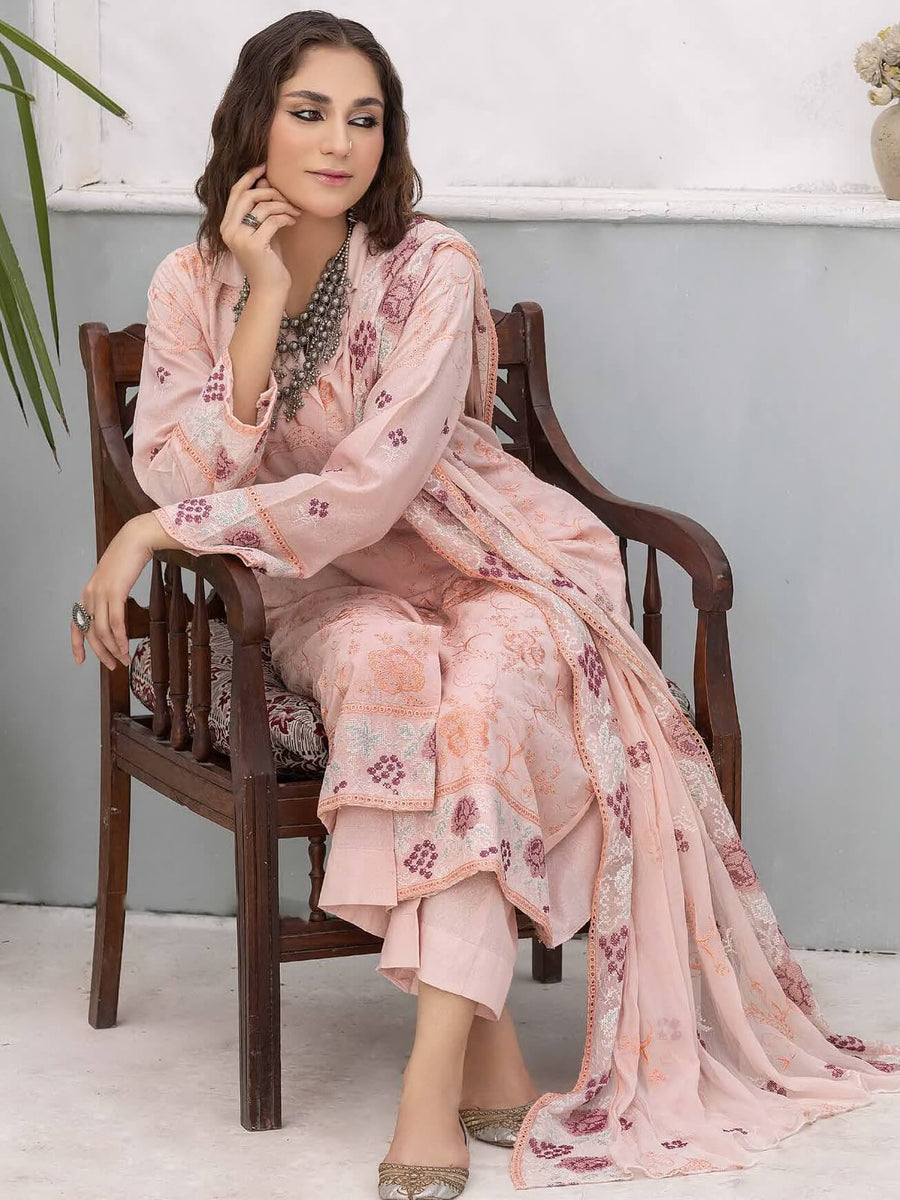 Gulfaam by Manizay Embroidered Karandi Unstitched 3Pc Suit M-05