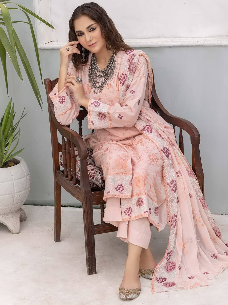 Gulfaam by Manizay Embroidered Karandi Unstitched 3Pc Suit M-05