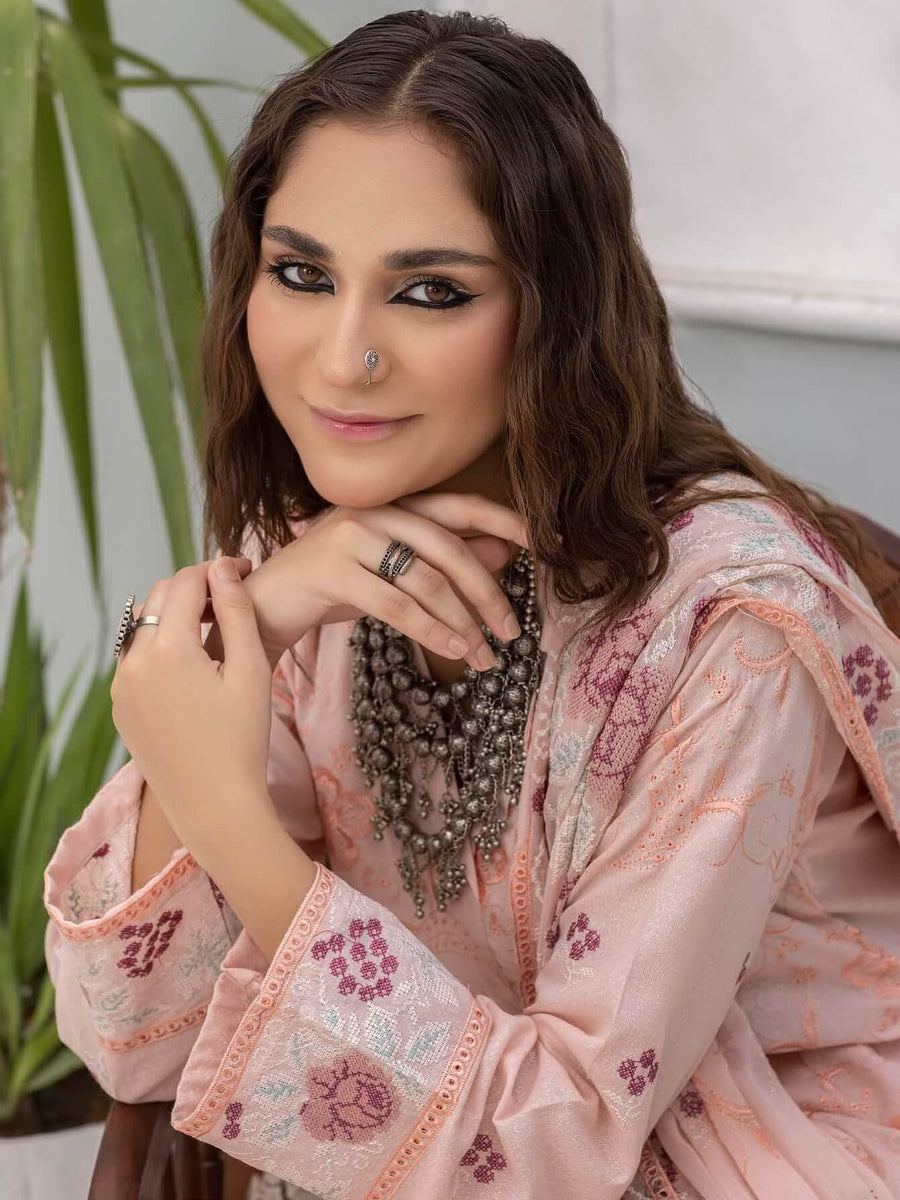 Gulfaam by Manizay Embroidered Karandi Unstitched 3Pc Suit M-05