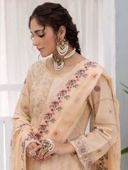 Gulfaam by Manizay Embroidered Karandi Unstitched 3Pc Suit M-06