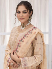 Gulfaam by Manizay Embroidered Karandi Unstitched 3Pc Suit M-06