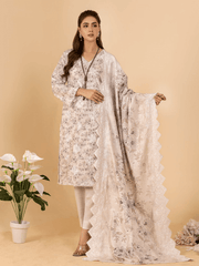 Mumtaz by Manizay Premium Embroidered Khaddar Unstitched 3Pc Suit M-08