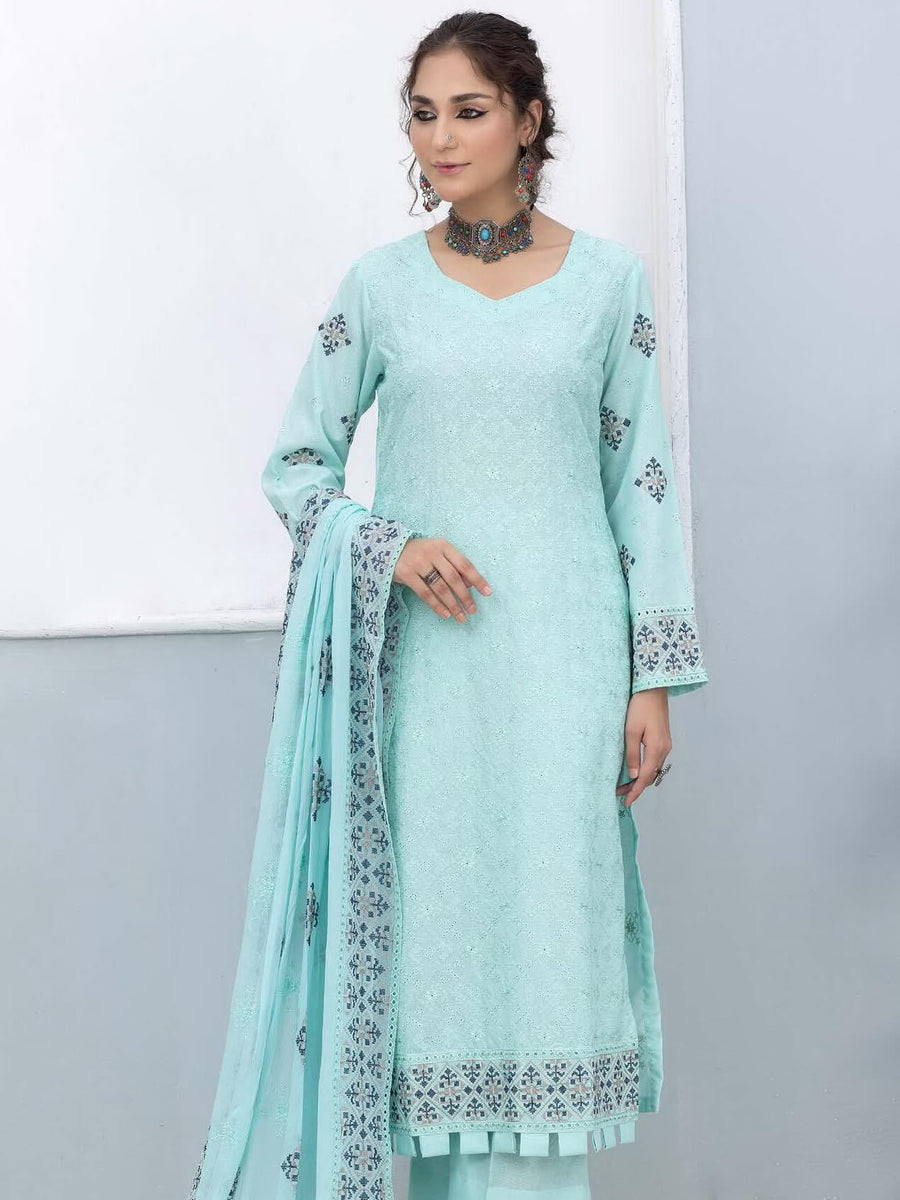 Gulfaam by Manizay Embroidered Karandi Unstitched 3Pc Suit M-08