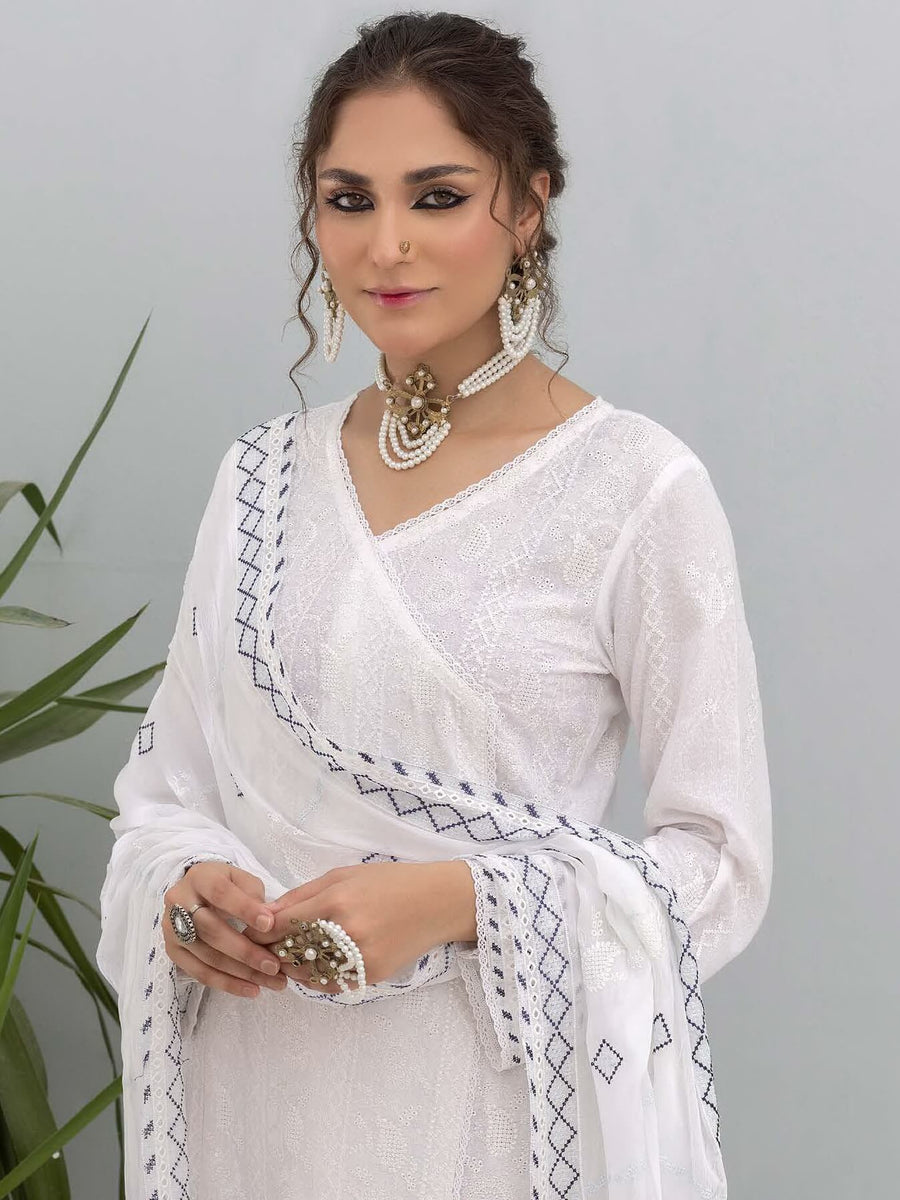 Gulfaam by Manizay Embroidered Karandi Unstitched 3Pc Suit M-10