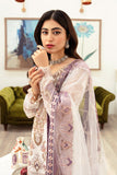 Ramsha Minhal Vol-10 Embroidered Organza Unstitched 3Pc Suit M-1002