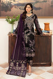 Ramsha Minhal Vol-10 Embroidered Organza Unstitched 3Pc Suit M-1006
