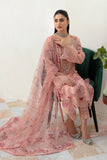 Ramsha Minhal Vol-10 Embroidered Organza Unstitched 3Pc Suit M-1007