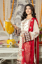 Imrozia Premium Shagun Unstitched Chiffon 3Pc Suit M-108 Zerine