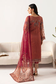 Ramsha Minhal Vol-11 Embroidered Organza Unstitched 3Pc Suit M-1103