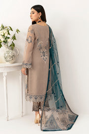Ramsha Minhal Vol-11 Embroidered Organza Unstitched 3Pc Suit M-1106