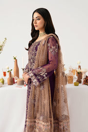 Ramsha Minhal Vol-11 Embroidered Organza Unstitched 3Pc Suit M-1109