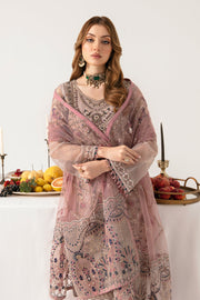 Ramsha Minhal Vol-11 Embroidered Organza Unstitched 3Pc Suit M-1110