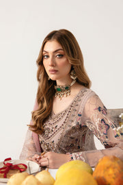 Ramsha Minhal Vol-11 Embroidered Organza Unstitched 3Pc Suit M-1110