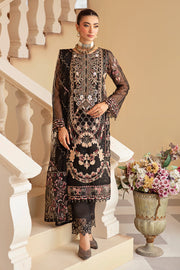 Ramsha Minhal Vol-12 Embroidered Organza Unstitched 3Pc Suit M-1205