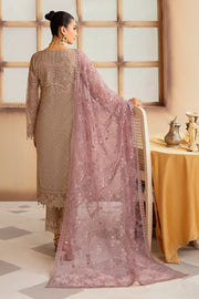 Ramsha Minhal Vol-12 Embroidered Organza Unstitched 3Pc Suit M-1206