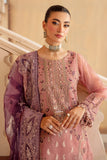 Ramsha Minhal Vol-12 Embroidered Organza Unstitched 3Pc Suit M-1210