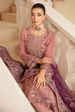 Ramsha Minhal Vol-12 Embroidered Organza Unstitched 3Pc Suit M-1210