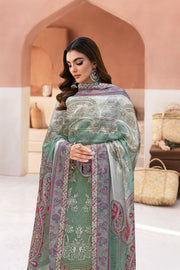 Ramsha Minhal Vol-13 Embroidered Organza Unstitched 3Pc Suit M-1302