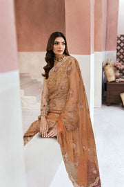 Ramsha Minhal Vol-13 Embroidered Organza Unstitched 3Pc Suit M-1305