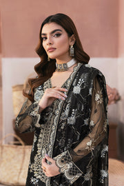 Ramsha Minhal Vol-13 Embroidered Organza Unstitched 3Pc Suit M-1306