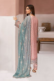 Ramsha Minhal Vol-13 Embroidered Organza Unstitched 3Pc Suit M-1307
